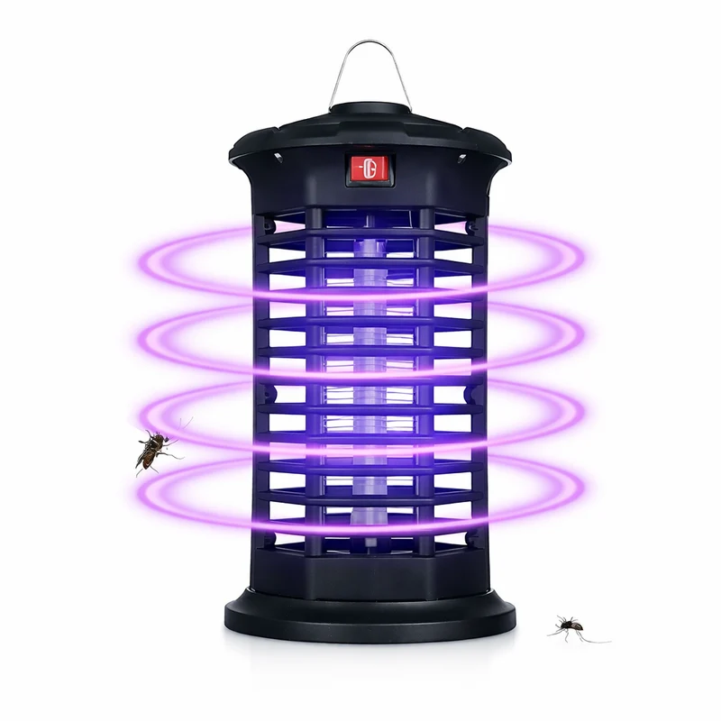 Elektrická lampa na hmyz na léto