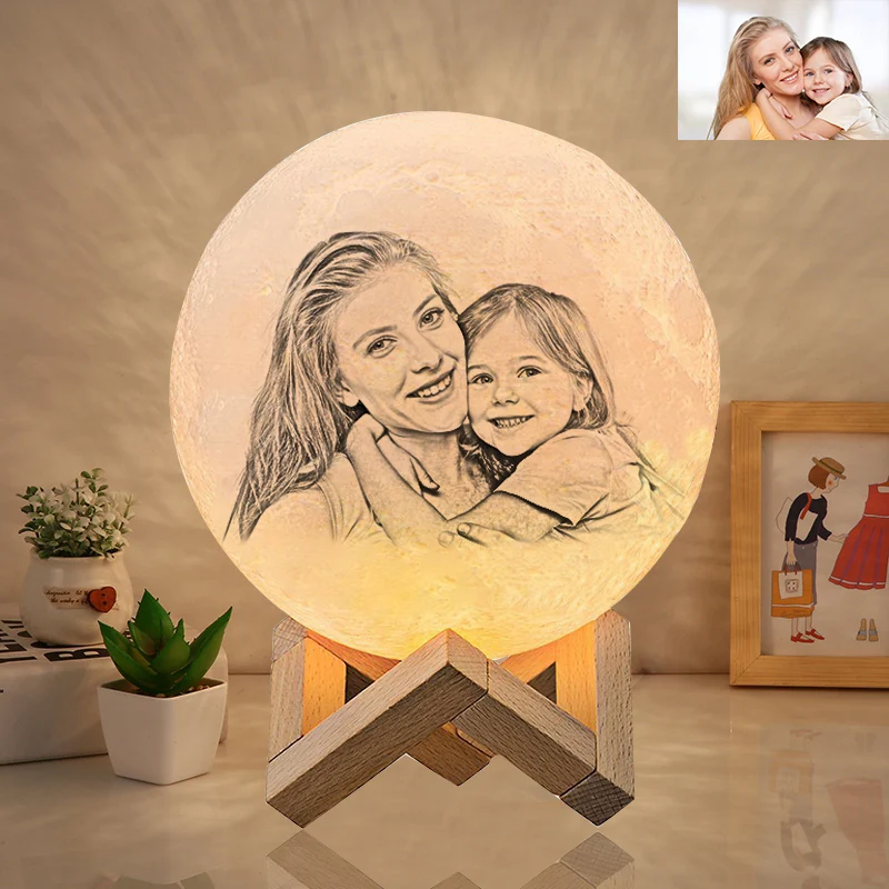 Lampe Lune Personnalisée