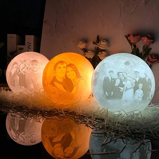 Lampe Lune Personnalisée