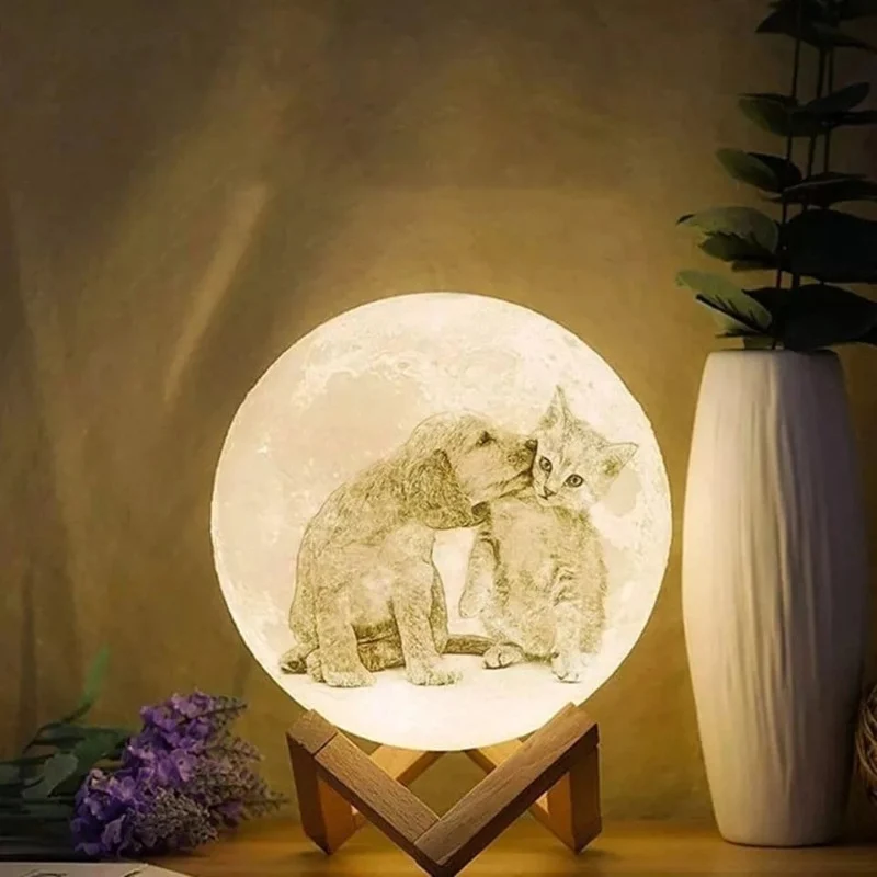Lampe Lune Personnalisée