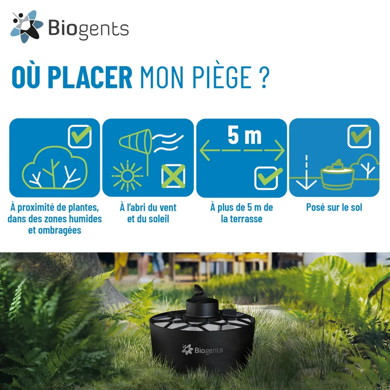Aero Trap — Piège anti-moustique tigre extérieur