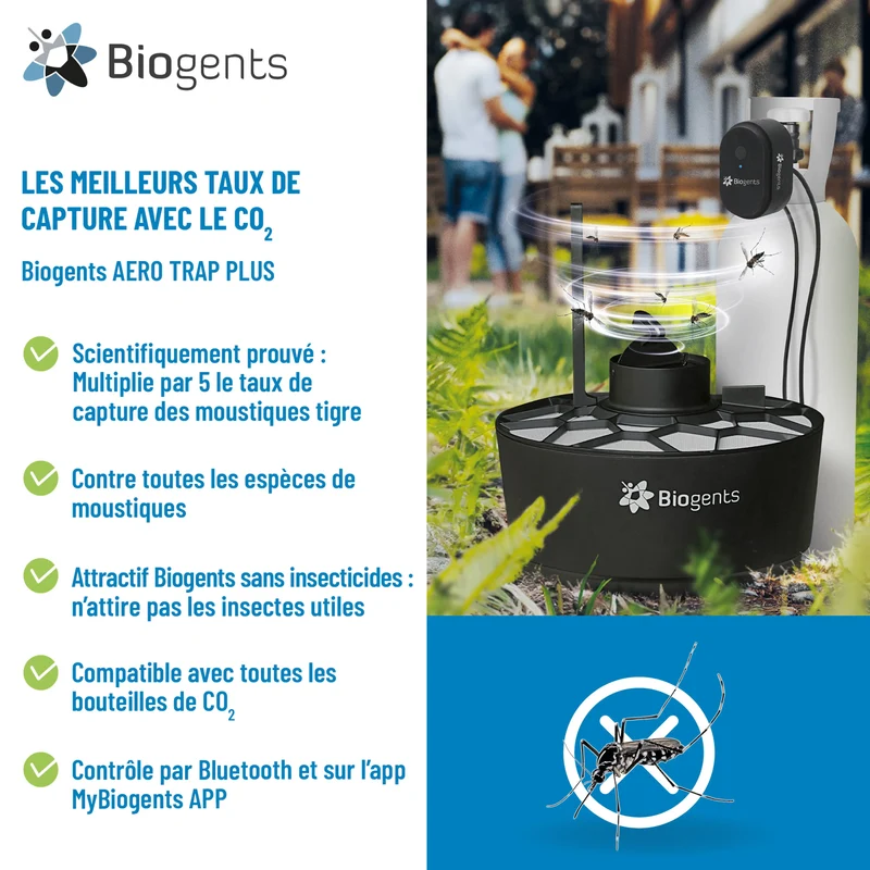 Aero Trap — Piège anti-moustique tigre extérieur