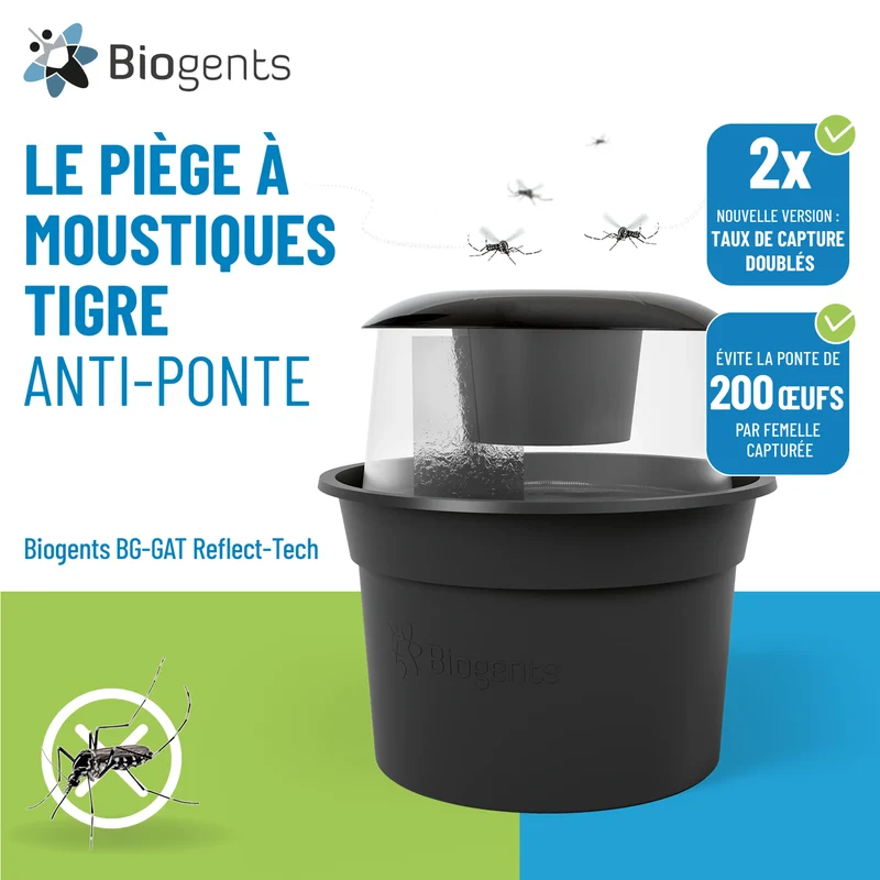 BG-GAT — Piège anti-ponte moustique tigre (lot de 2)