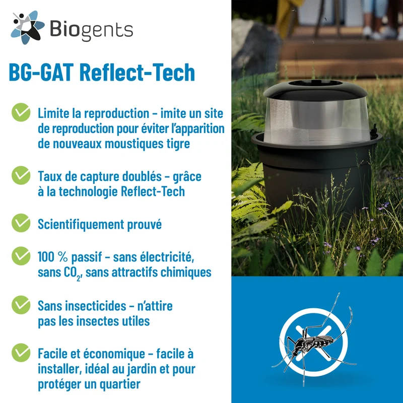 BG-GAT — Piège anti-ponte moustique tigre (lot de 2)