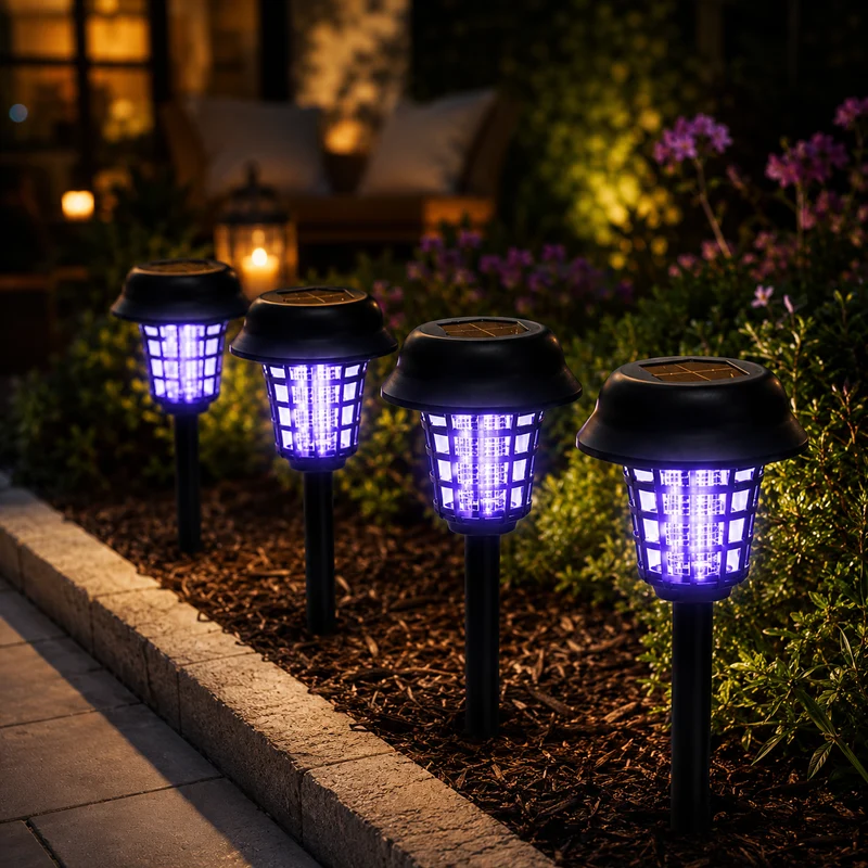 Lampe Solaire UV Etanche Anti-Moustique