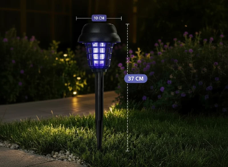 Lampe Solaire UV Etanche Anti-Moustique