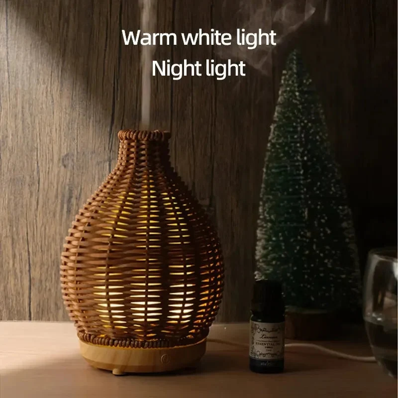Diffuseur d’Arôme LED Bois Naturel
