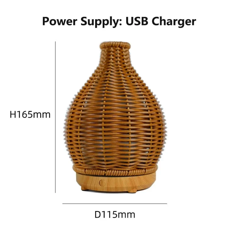 Diffuseur d’Arôme LED Bois Naturel