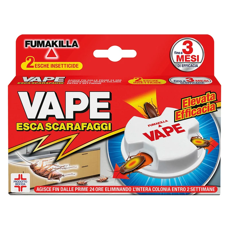 Trappola Esca Antiscarafaggi Confezione 2 Pezzi Vape | Controllo Professionale Degli Infestanti