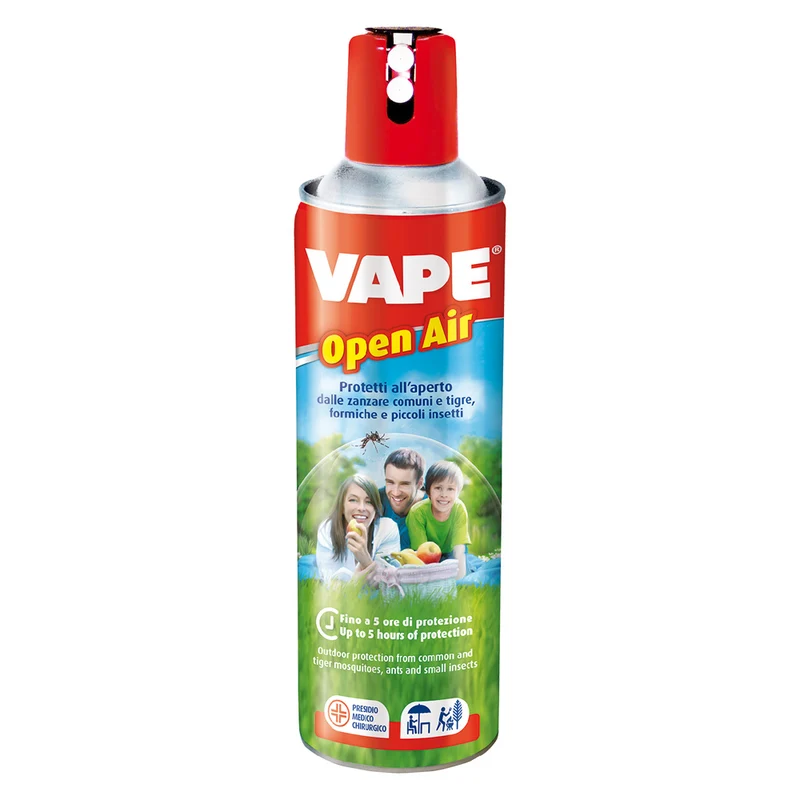 Insetticida Spray Zanzare 'Vape Open Air' Ml 500 | Controllo Professionale Degli Infestanti
