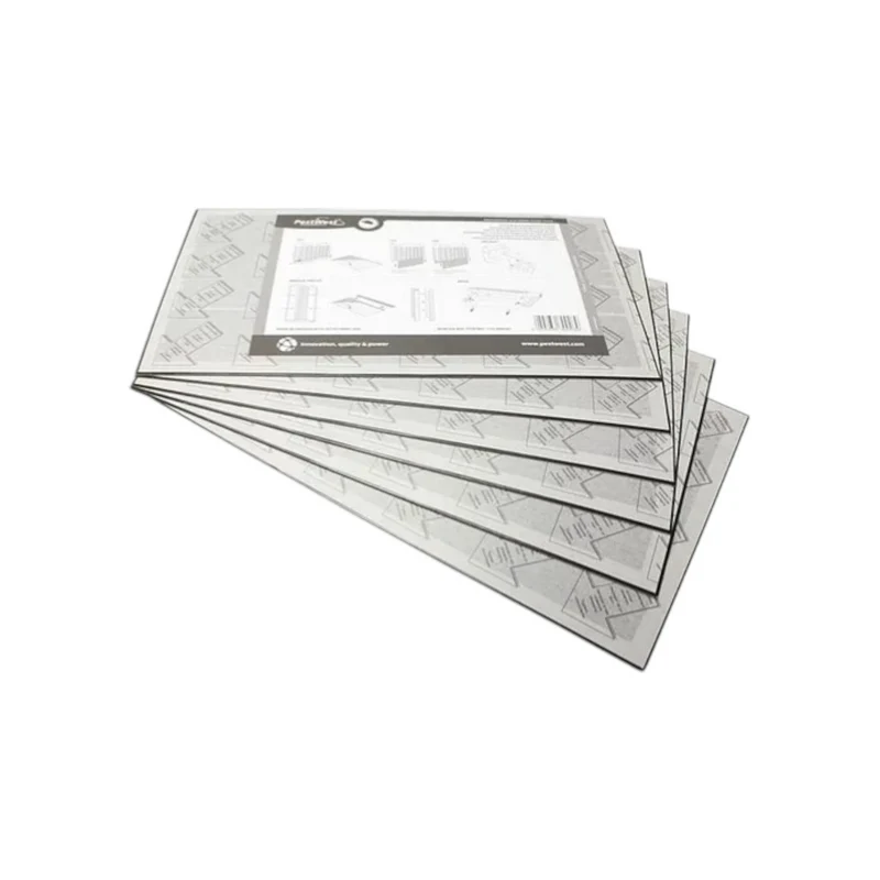 Plaques de colle Mantis Classic Premium – 17¾ x 9½ po, noires, paquet de 6