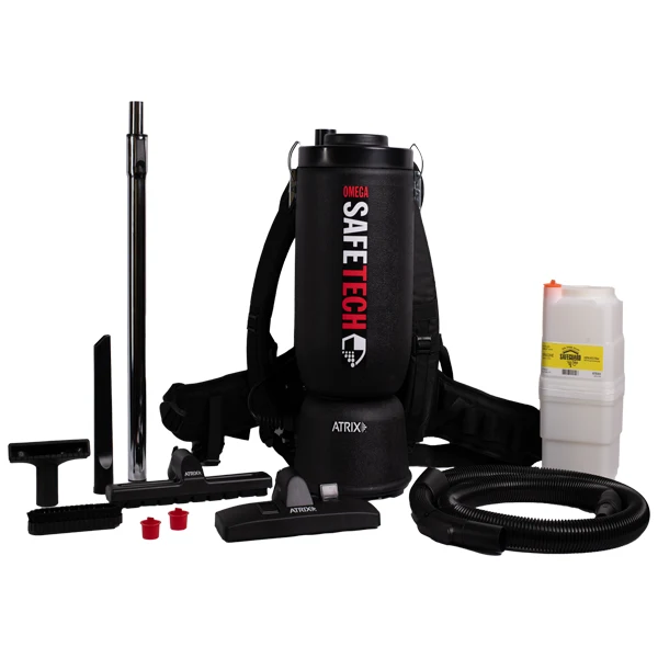 Aspirateur dorsal Omega SafeTech HEPA – Pour particules dangereuses