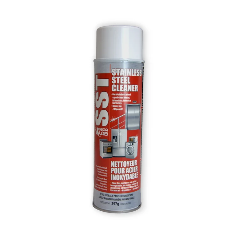 SST – Nettoyant et polisseur pour acier inoxydable, chrome, aluminium et laiton