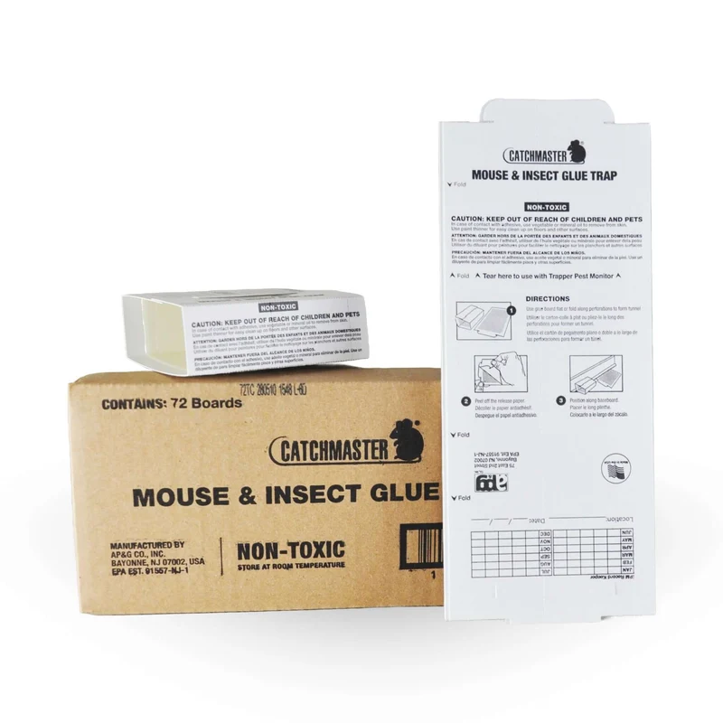 Catchmaster, Trappe Collante pour Souris et Insectes 72TC