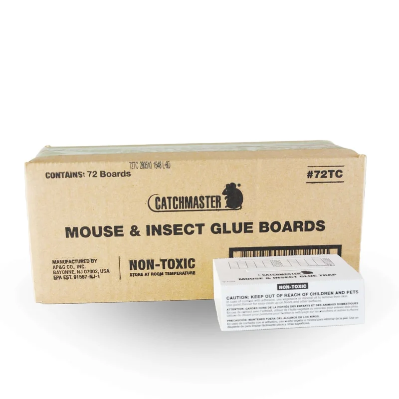 Catchmaster, Trappe Collante pour Souris et Insectes 72TC 72/PK