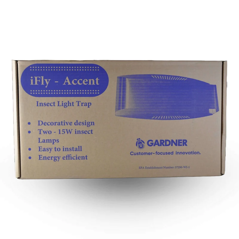 Piège à Mouche Lumineux Gardner iFly Accent avec 2X15W T8 18'' incassable FL-30BLS