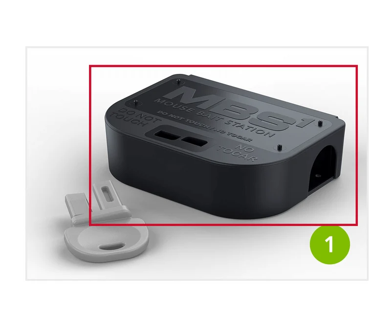 Station d'Appât pour Souris ou Insectes MBS1