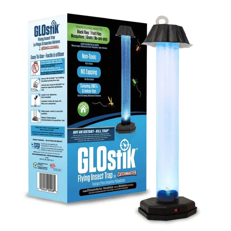 CATCHMASTER GLOSTICK, Piège à Mouches Intérieur et Extérieur