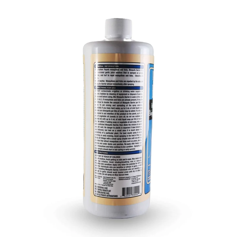 Mosquito Barrier – Répulsif anti-moustiques naturel à base d’ail