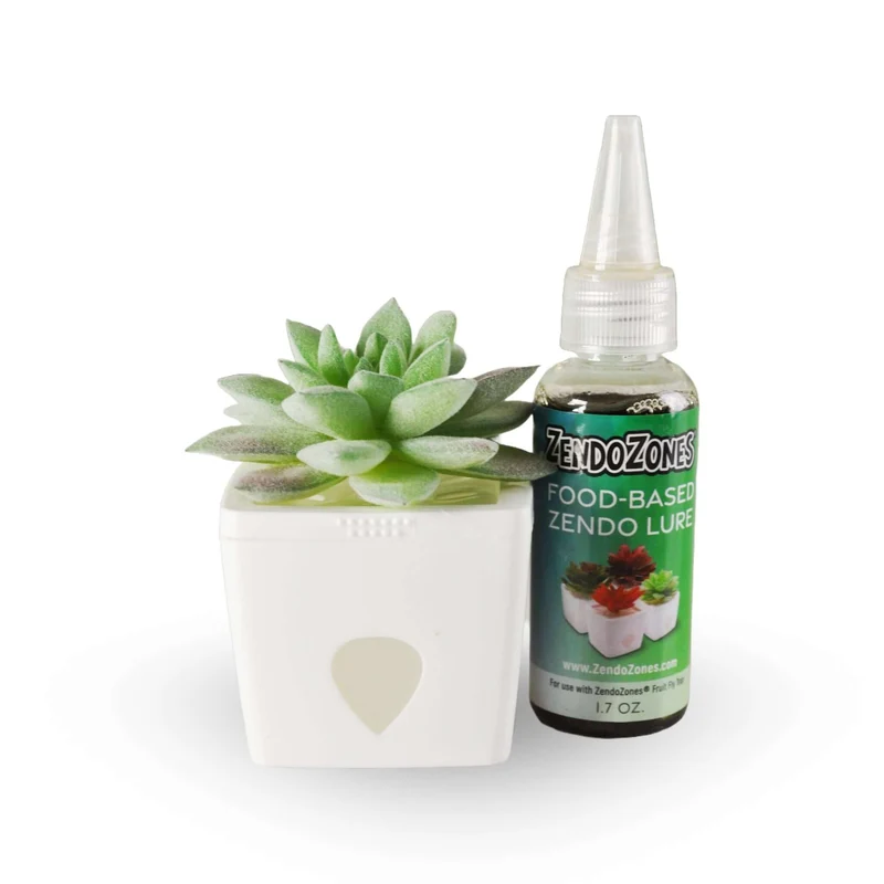 Zendozone Piège à Mouches à Fruits (1 piège + leurre 1,7 oz) 1818-TT