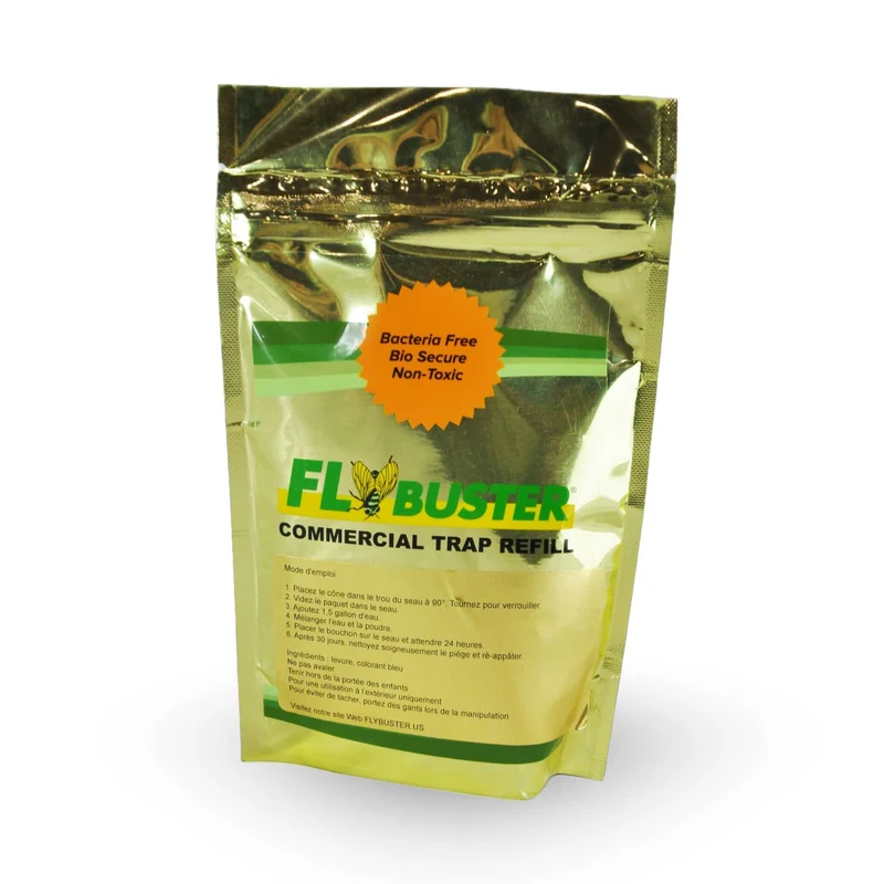 FLYBUSTER, Recharge d'Attractif pour Piège Flybuster à Mouches 250G