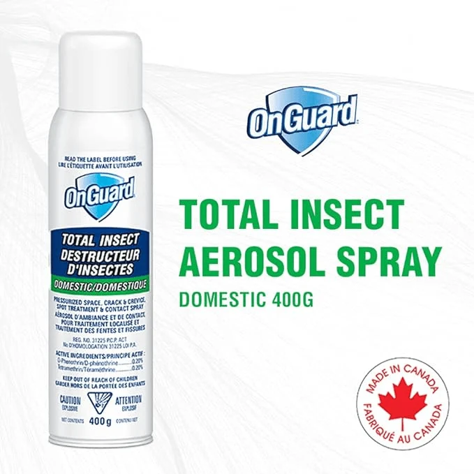ONGUARD, Pulvérisateur insecticide Total Insectes 400G