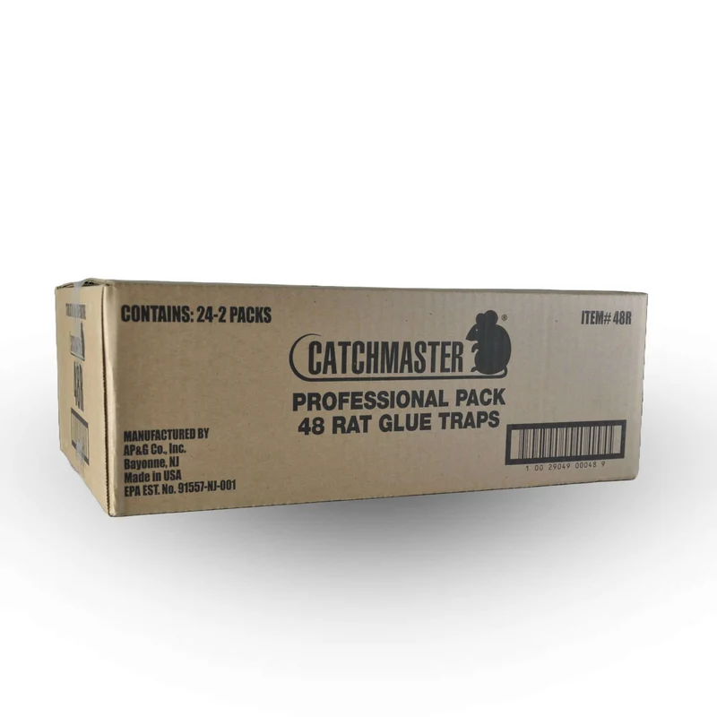 Catchmaster, Plateaux de colle pour les rats, trappe collante pour rat 48R (PK 2)