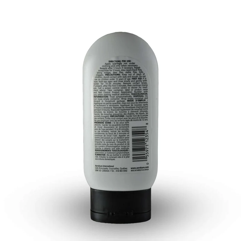 UNGAVA, Crème Chasse-Moustique avec Fragance de Citronnelle 120ml 30% DEET