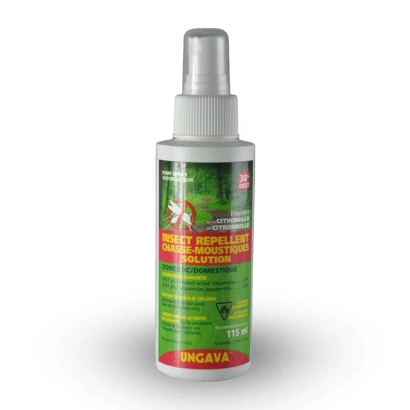 UNGAVA, Chasse-Moustique Vaporisateur 100ml 30% DEET
