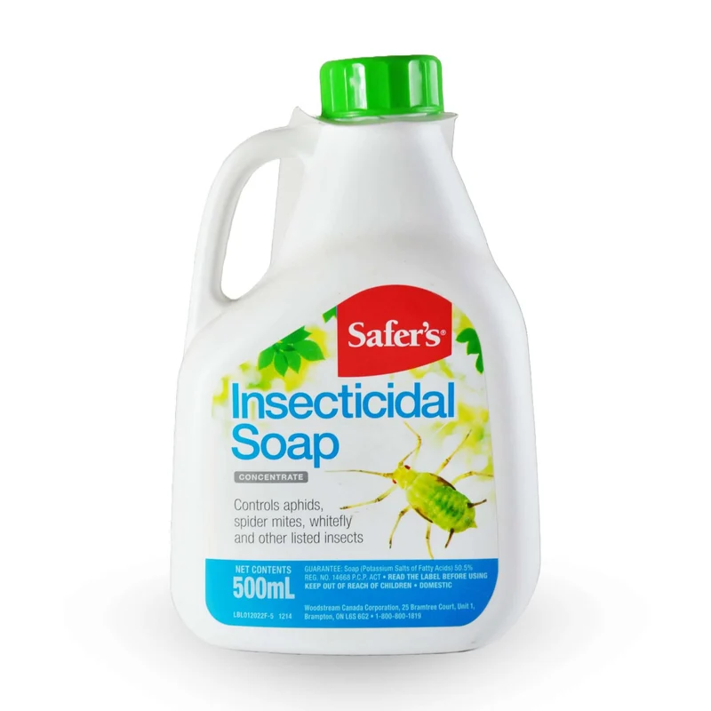 SAFER'S, Savon Insecticide à base de sel de potassium d'acide gras 500ml