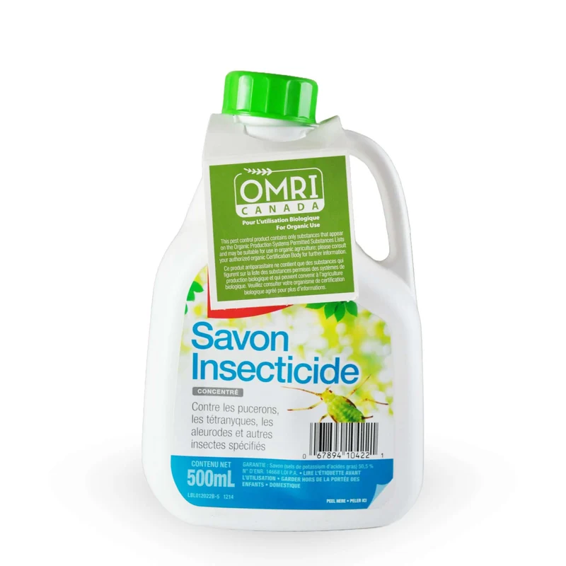 SAFER'S, Savon Insecticide à base de sel de potassium d'acide gras 500ml