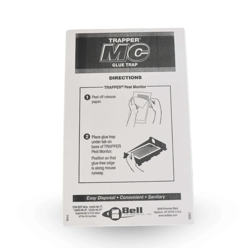 TRAPPER MC, Piège Collant au Moniteur Antiparasitaire Trapper