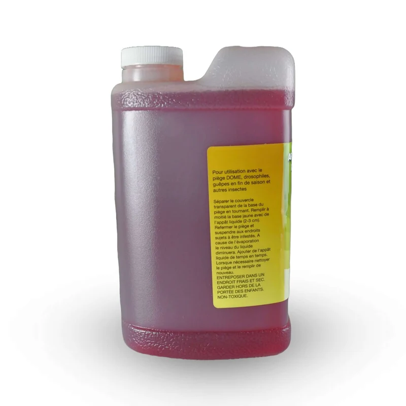 Appât Liquide Mouches et Guêpes 1L | Non-Toxique et Naturel