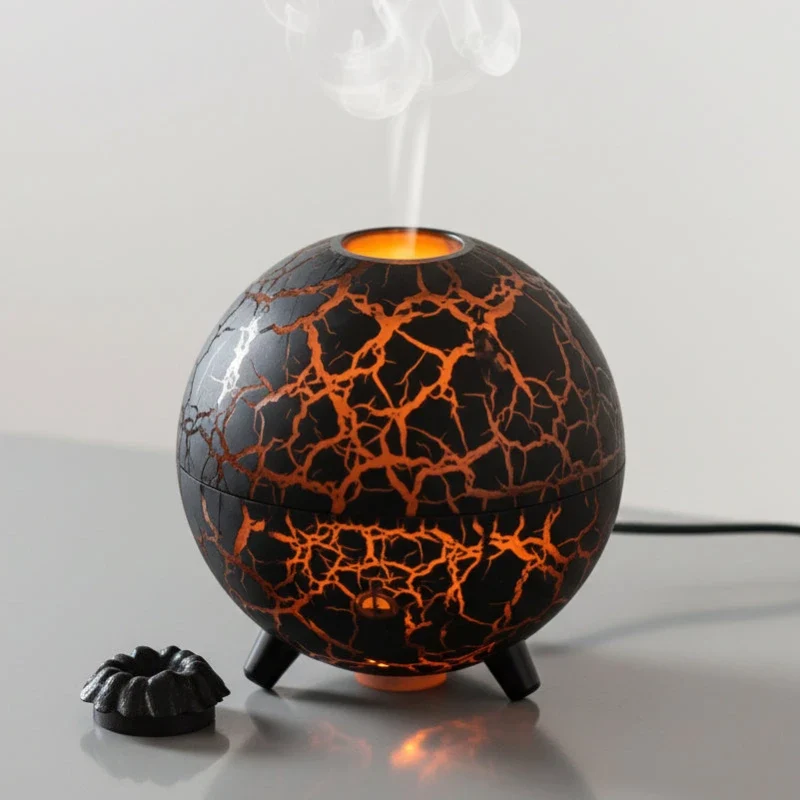 Diffuseur Volcan Huiles Essentielles Effet Flamme