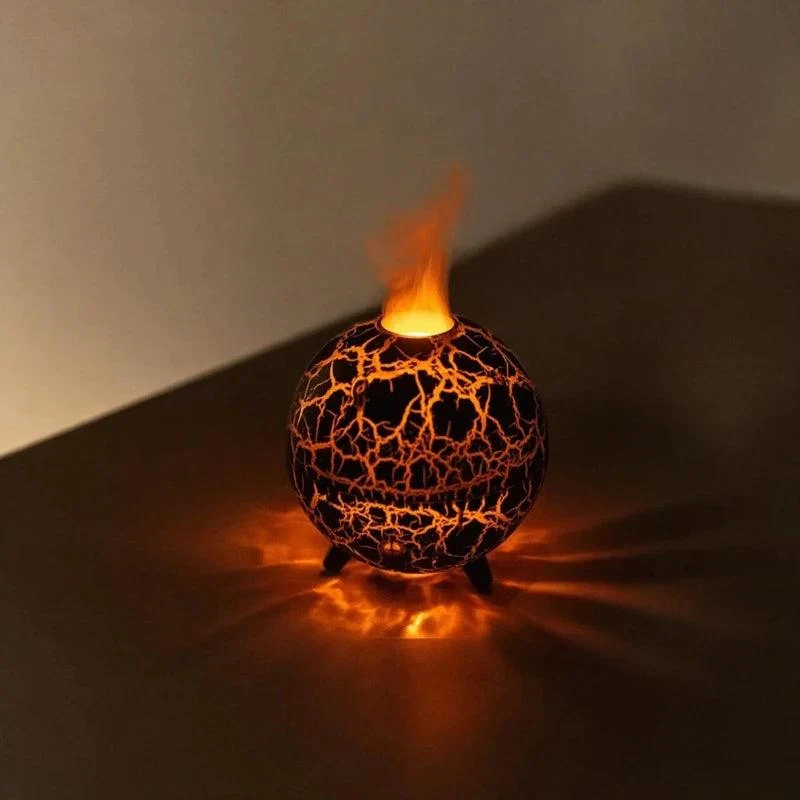 Diffuseur Volcan Huiles Essentielles Effet Flamme