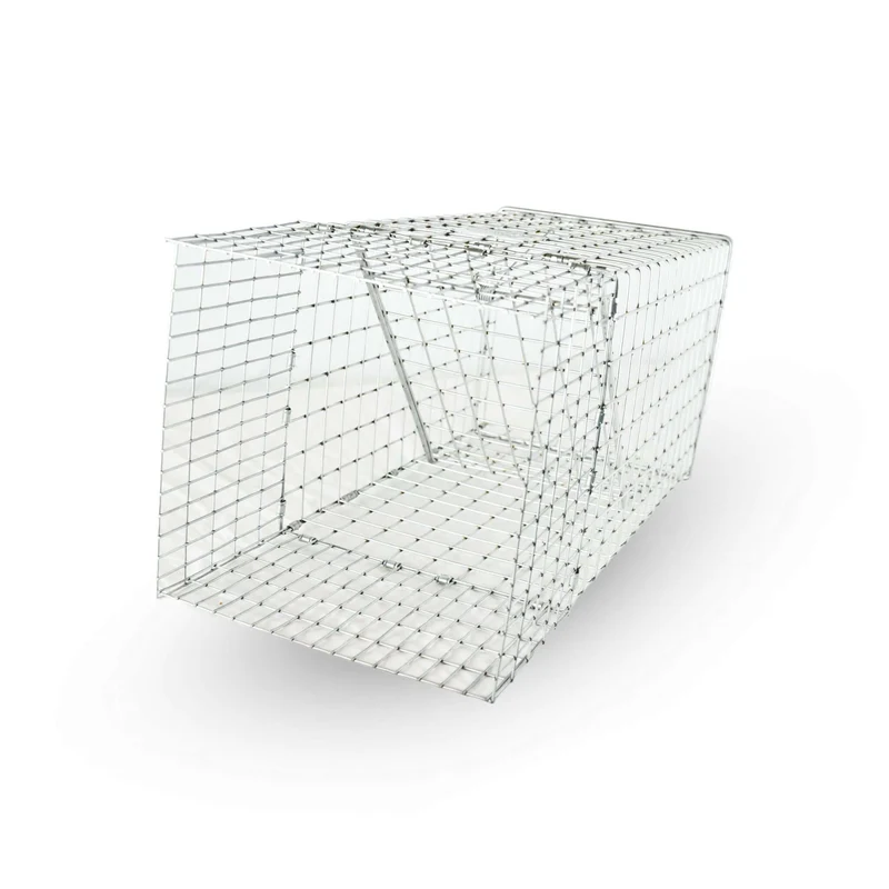 TOMAHAWK, Cage avec Porte à Sens Unique pour Gros Animaux Sauvages 14''X8''X8''