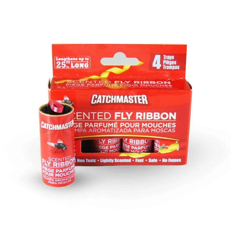 CATCHMASTER, Piège Parfumé pour Mouches Intérieur (Paquet de 4)