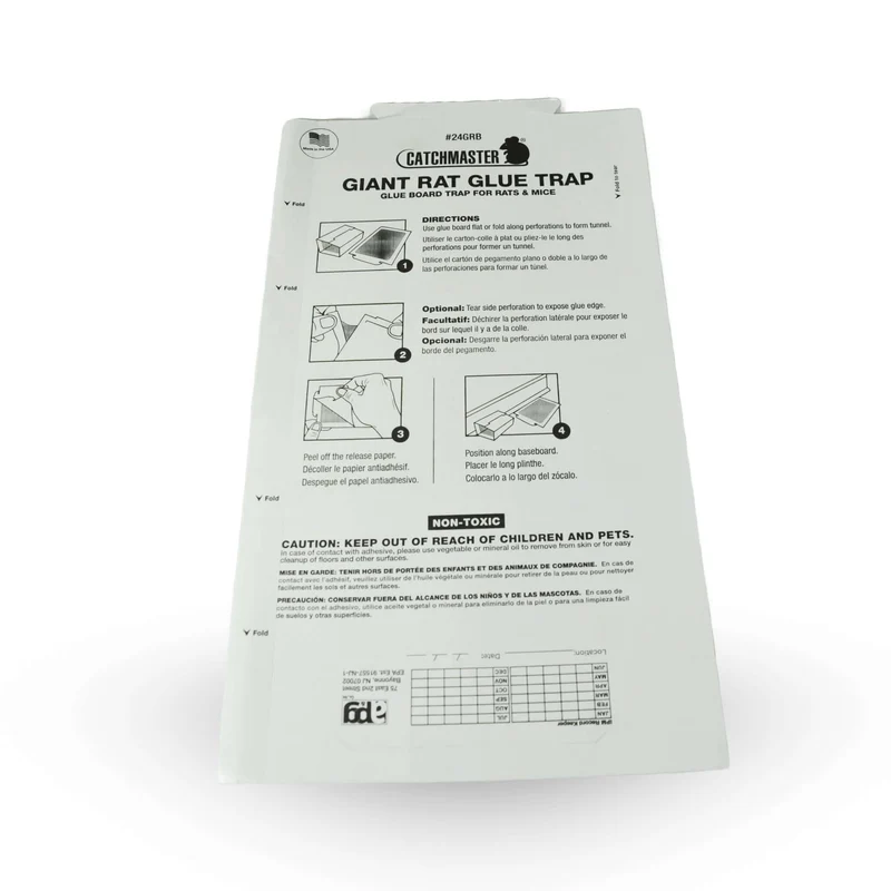 CATCHMASTER, Panneau de Colle Géant à Rat et Rongeurs 24GRB