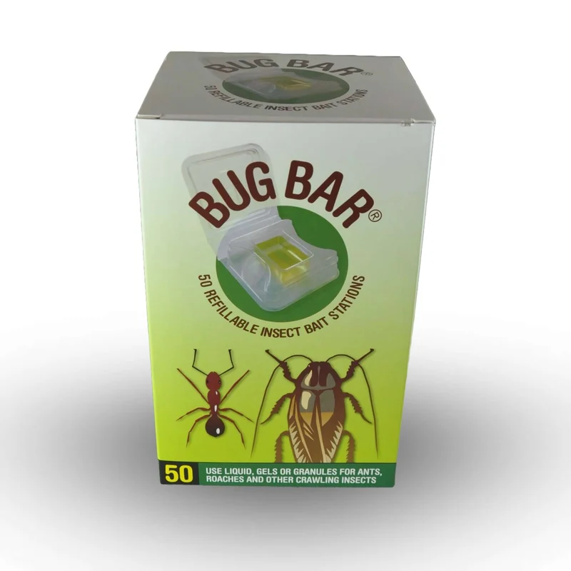 BUG BAR Station d'Appât Rechargeable | Fourmis et Cafards vendu à l'unité.