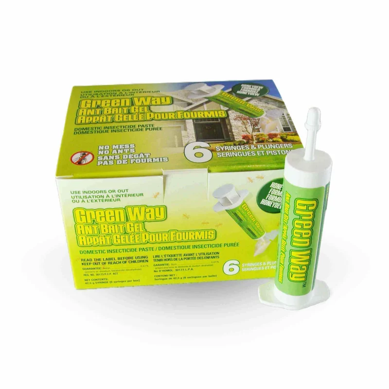 Green Way – Appât en Gelée Efficace pour Fourmis – 1 seringue