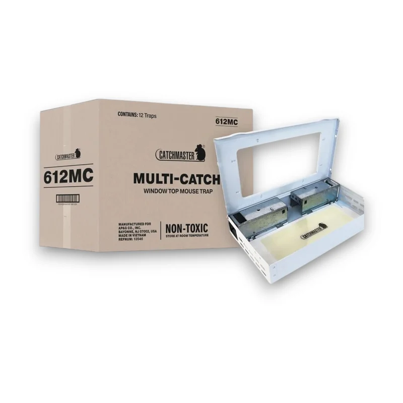 Catchmaster 612MC – Piège à souris réutilisable (non-létal, 12 souris)