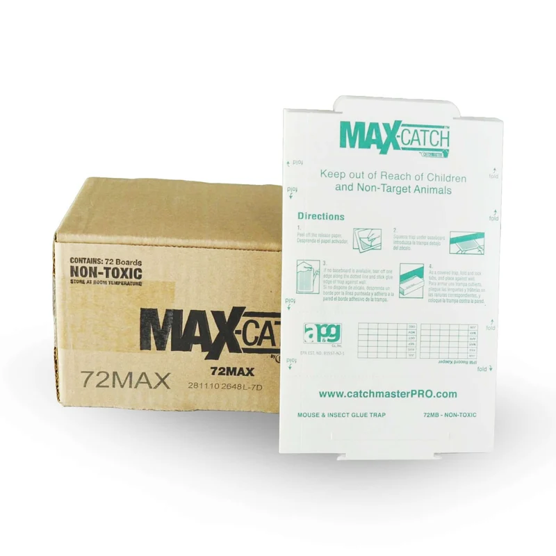 MAX-CATCH, Trappe collante pour Insectes et Souris, piège professionnel.