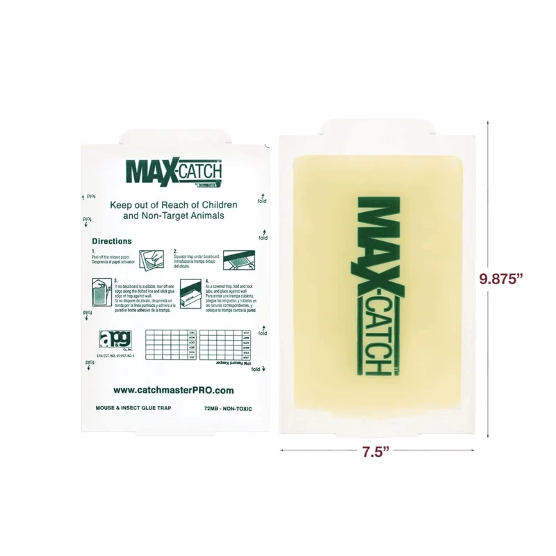 MAX-CATCH, Trappe collante pour Insectes et Souris, piège professionnel.