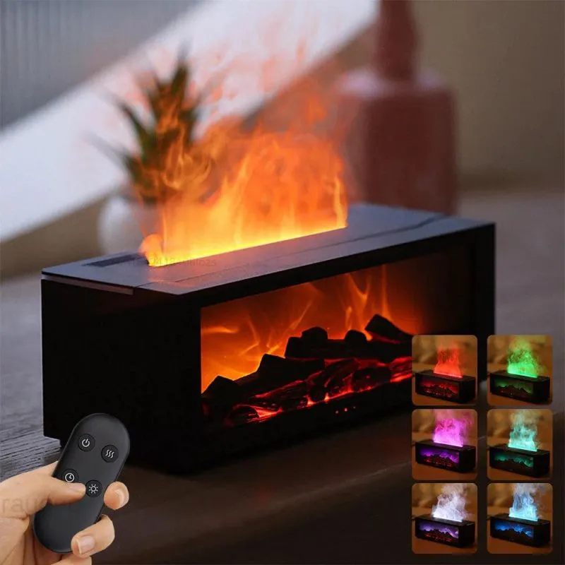Diffuseur Flamme LED Huiles Essentielles | Feu de Cheminée