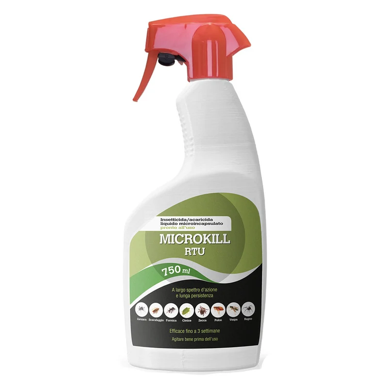 Insetticida Liquido Microincapsulato 'Microkill Rtu' Ml 750 Vebi | Per Uso Agricolo Professionale