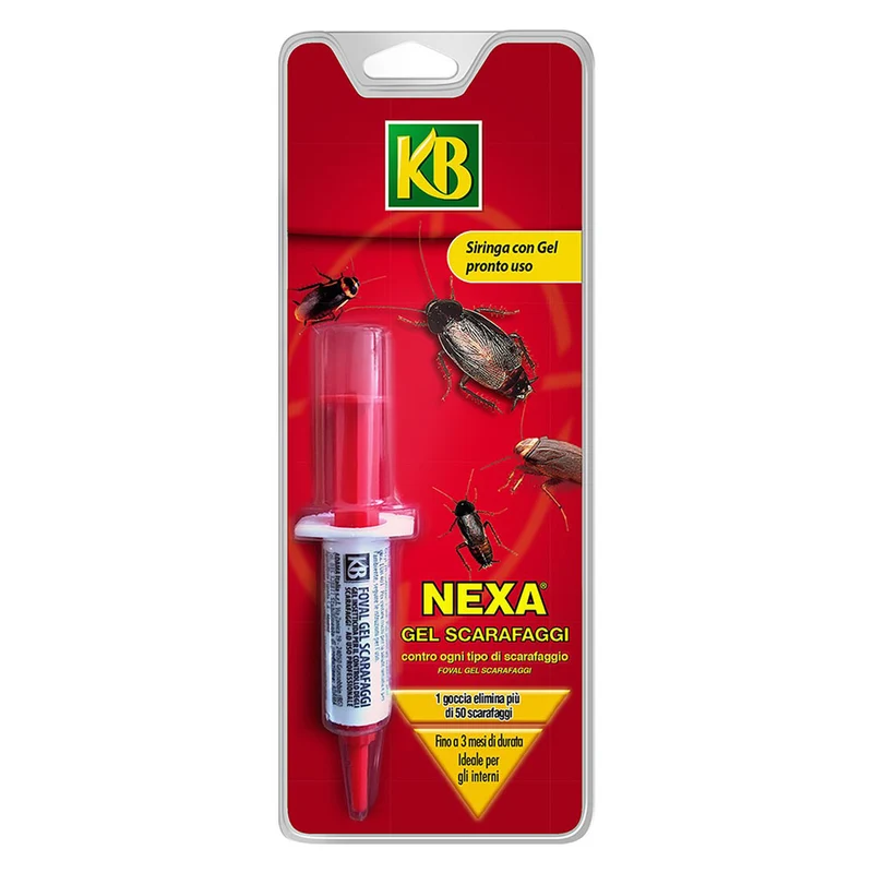 Gel Antiscarafaggi 'Nexa' 5 Gr. Kb Confezione Da 12 Pezzi | Per Uso Agricolo Professionale