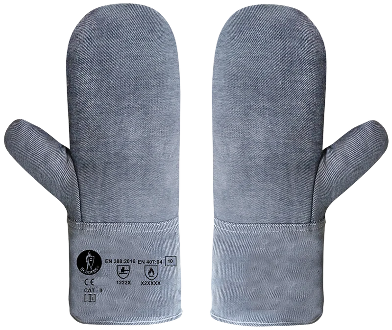 Moufle de protecion anti chaleur jusqu´à 250 ºC