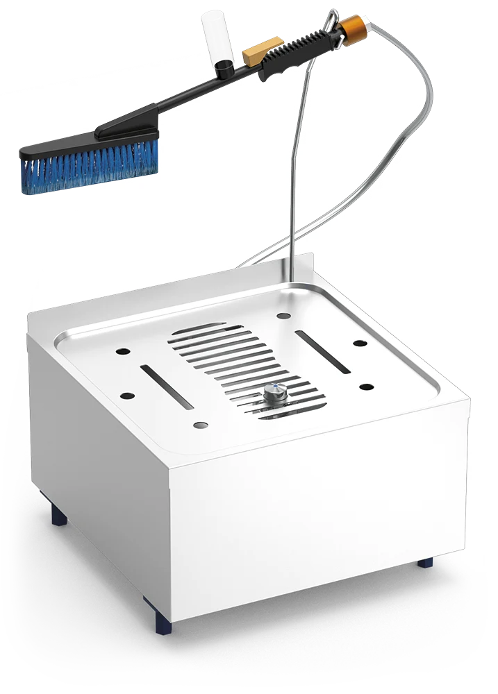 Lave-bottes manuel en acier inoxydable