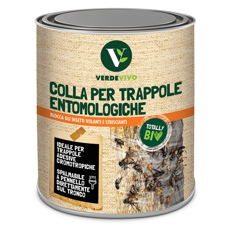 Colla Pennellabile Cattura Insetti 'Temo-O-Cid' Ml 750 Verde Vivo | Per Uso Agricolo Professionale