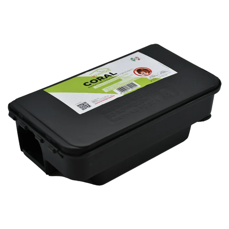 Stazione Di Sicurezza Per Esche Rodenticide 'Coral' Cm. 12,5 X 23 | Per Uso Agricolo Professionale